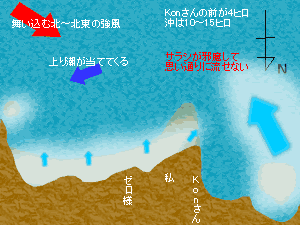 大引 ヒジキ クスエモンの東側 概略図