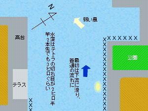 大津川尻 概略図