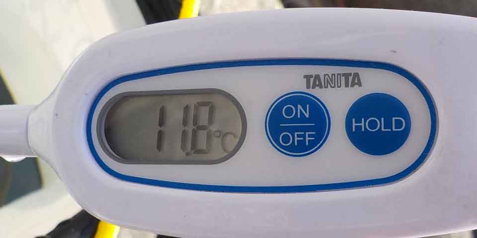 水温は11.8度