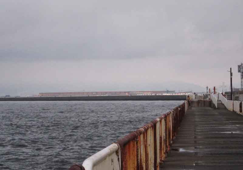 灯がともる万博会場