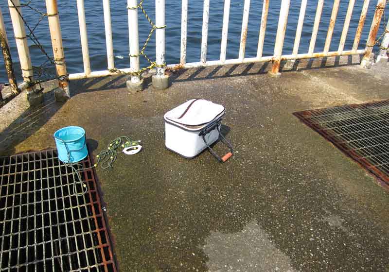 釣り場はきれいに