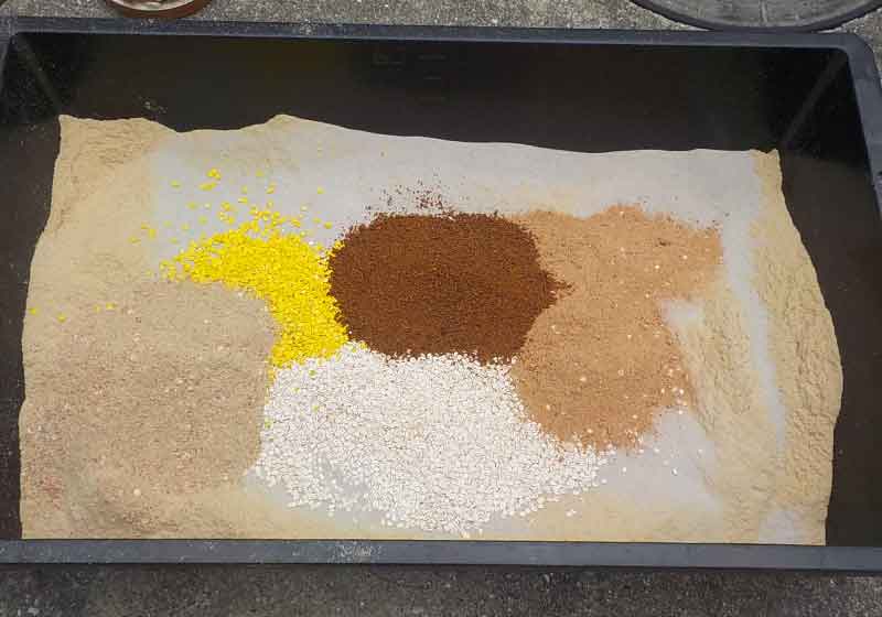 紀州釣りのヌカ団子